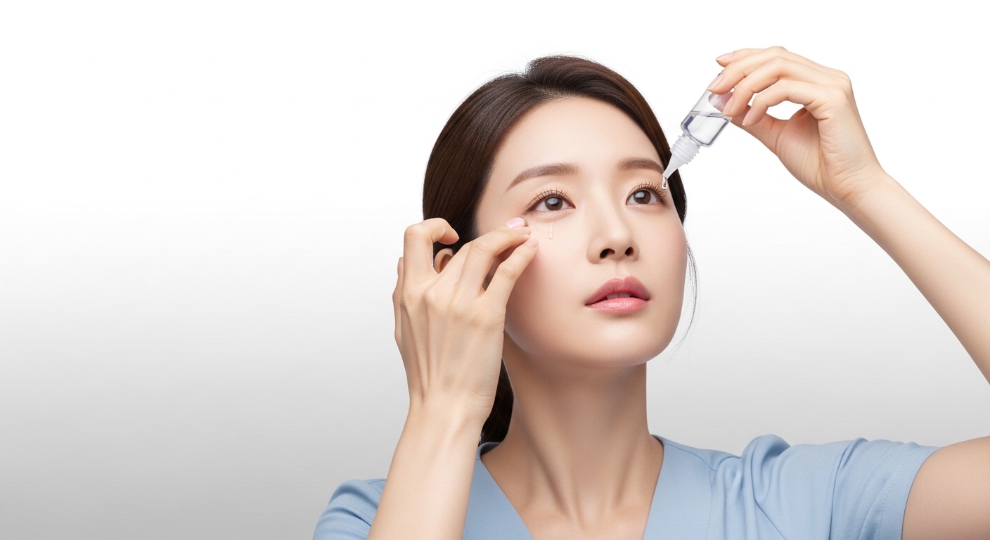 스마일라식 후 안전한 눈 건강 관리를 위한 눈꺼풀 전용 세정제 사용 및 인공눈물 점안 팁